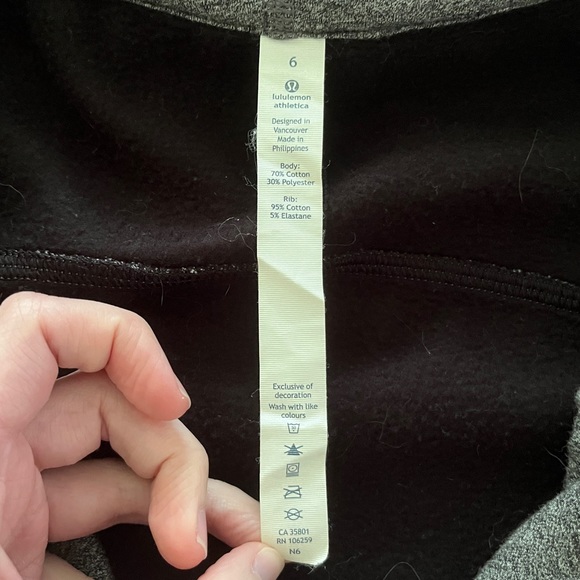 Lululemon Heathered Grey Full Zip Scuba Hoodie Size 6 - Picture 2 of 11